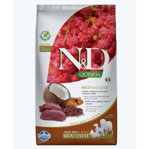 N&D Quioa Köpek Maması 2,5 Kg (Geyik&Hindistan Cevizli)