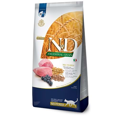 N&D D.Tahıllı Sterilised Kedi Maması 1 Kg (Kuzu&Yaban Mersini)