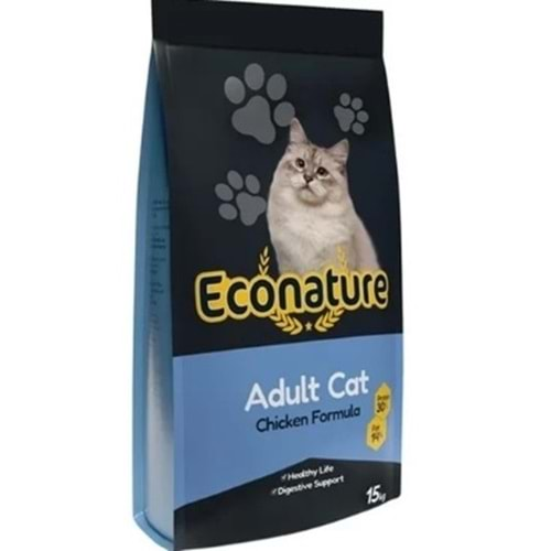 Econature Plus Adult Kedi Maması 1 Kg (Tavuk)