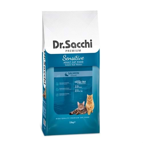 Dr. Sacchi Adult Kedi Maması 1 Kg (Somon)