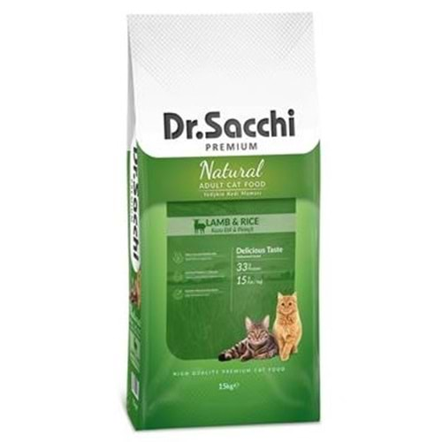 Dr. Sacchi Adult Kedi Maması 1 Kg (Kuzu)