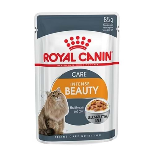 Royal Canin Intense Beauty Jelly Kedi Pounch 85 Gr.