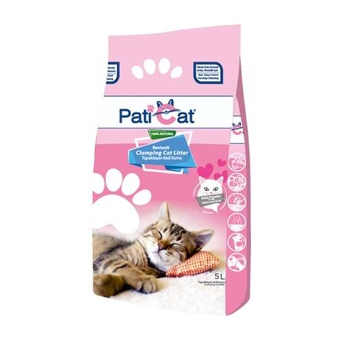 Paticat Pudralı İnce Taneli Kedi Kumu 5 Lt.