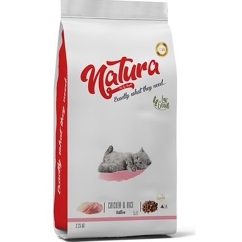 Natura Kitten Kedi Maması 1 Kg (Tavuklu)