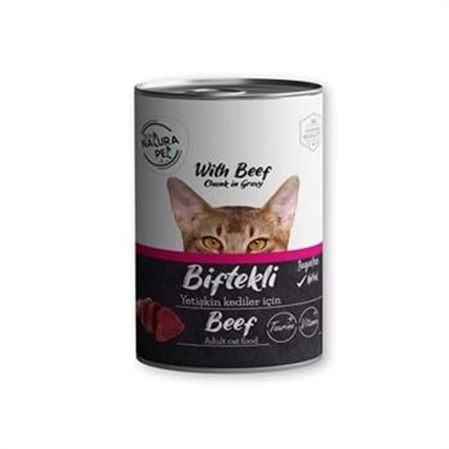 Eco Natura Yetişkin Kedi Bifterli Konserve 400 Gr