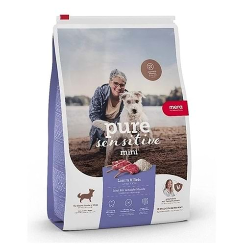 Mera Pure Sensitive S/Mini Adult Köpek Maması 4 Kg (Kuzu&Pirinç)