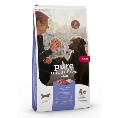 Mera Pure Sensitive M/Maxi Adult Köpek Maması 12,5 Kg (Kuzu&Pirinç)