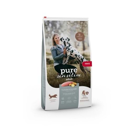 Mera Pure Sensitive M/Maxi Adult Köpek Maması 12.5 Kg (Hindi&Pirinç)