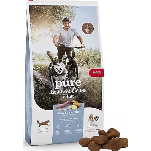 Mera Pure Sensitive M/Maxi Adult Köpek Maması 12.5 Kg (Ringa&Patates)