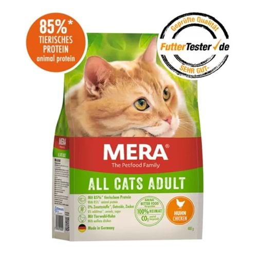 Mera Tahılsız Adult Kedi Maması 2 Kg (Tavuklu)