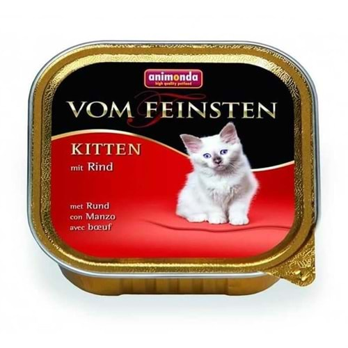 Animonda Vom Feinstein Sığır Etli Yavru Kedi Konservesi 100gr