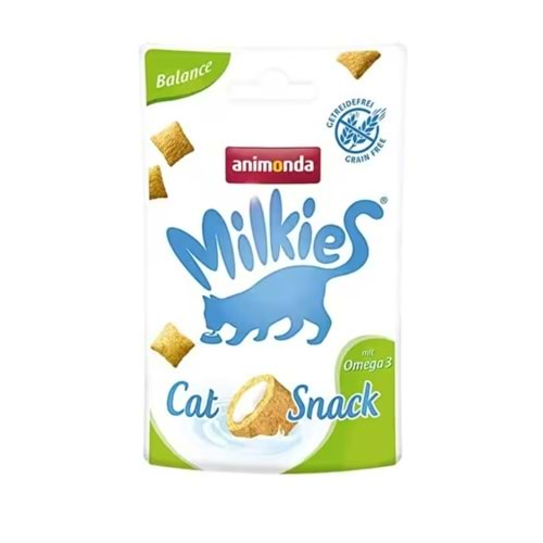 Animonda Milkies Balance Omega 3 Tahılsız 30 gr Kedi Ödülü