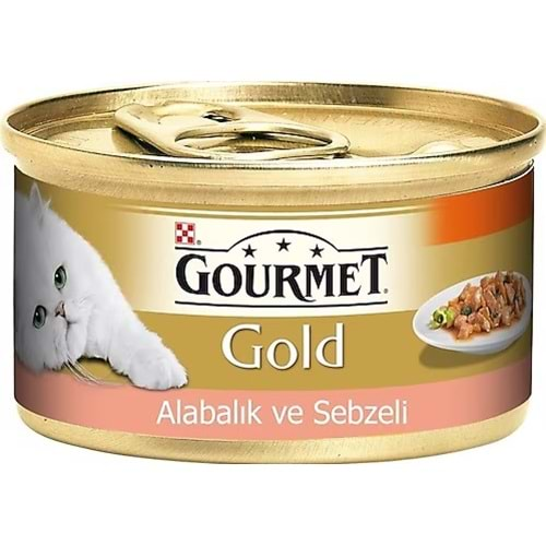 Gourmet Gold Parça Etli (Alabalık&Sebze) 85Gr.