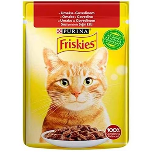 Friskies Biftekli Kedi Konservesi 85 Gr