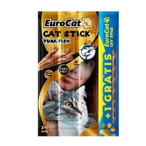 Eurocat Cat Stick Ton Balıklı 3+1 / 4x5 Gr