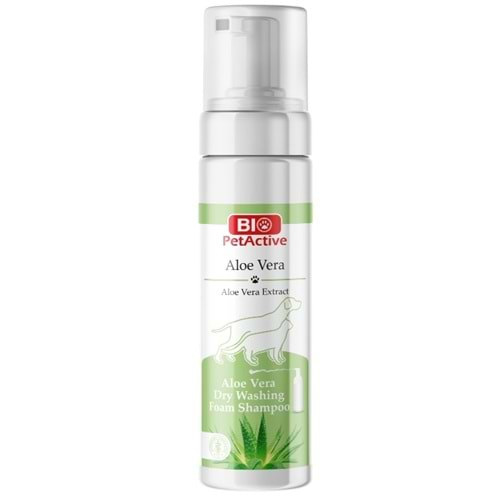 Bio Pet Active Aloe Vera Özlü Kuru Yıkama Şampuanı 200 ML