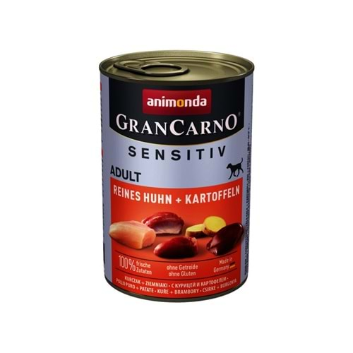 Animonda GranCarno Sensitive Adult Köpek Konservesi 400 Gr. (Tavuk&Patates)