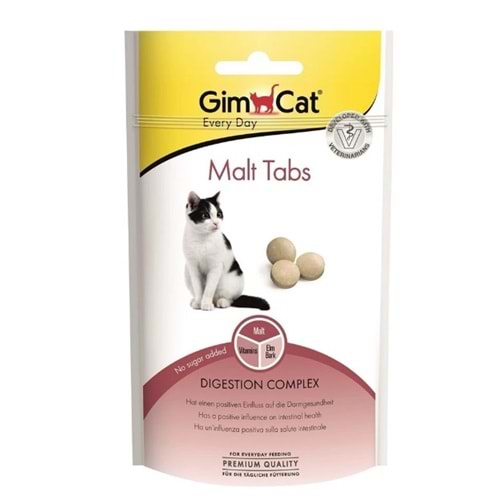 GimCat Malt Tabs Şekersiz Kedi Ödülü 40gr