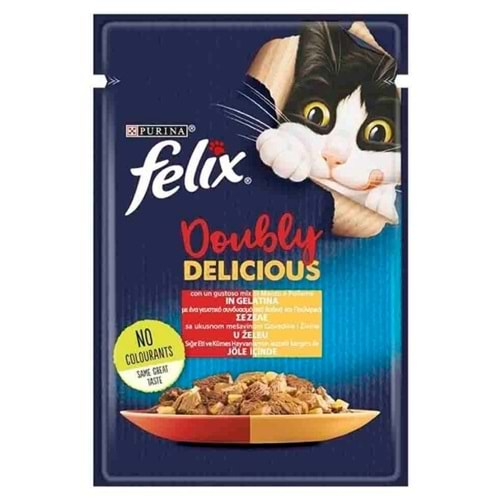 Felix Sığır Etli ve Tavuk Jöle İçinde 85gr