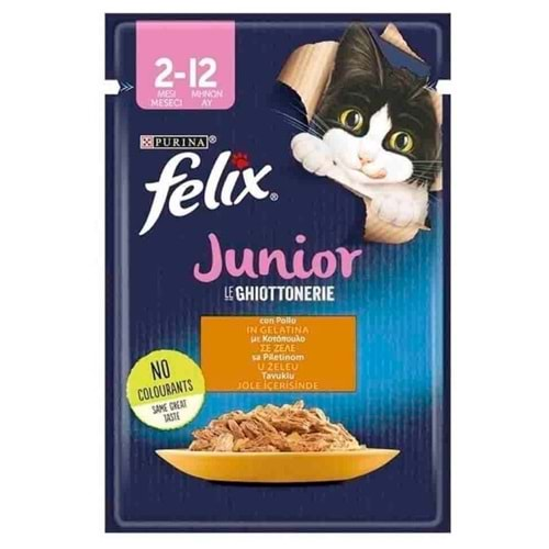 Felix Junior Tavuklu Jöleli 85gr