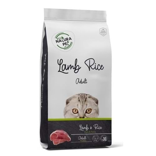 Eco Natura Kuzulu ve Pirinçli Yetişkin Kedi Maması 15kg