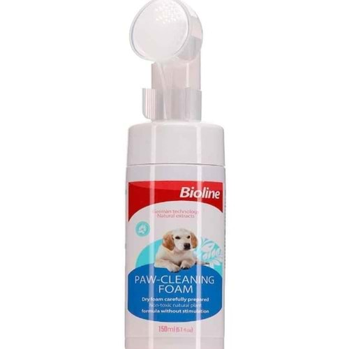 Bioline Kedi ve Köpek Pati Temizleme Köpüğü 150ml