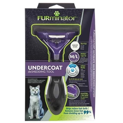 Furminator Short Hair Kedi Tarağı (M/L)