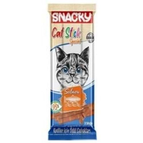 Snacky Somonlu Stick Kedi Ödülü 3 x 5 gr