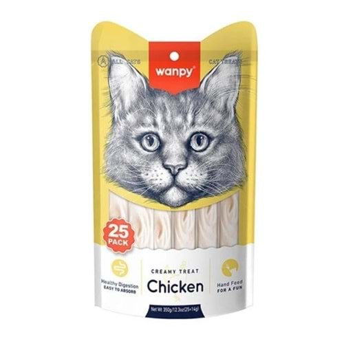 Wanpy Tavuklu Krema Kedi Ödülü 25x14gr