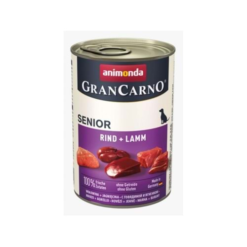 Animonda GranCarno Senior Köpek Konservesi 400 Gr. (Sığır&Kuzu)