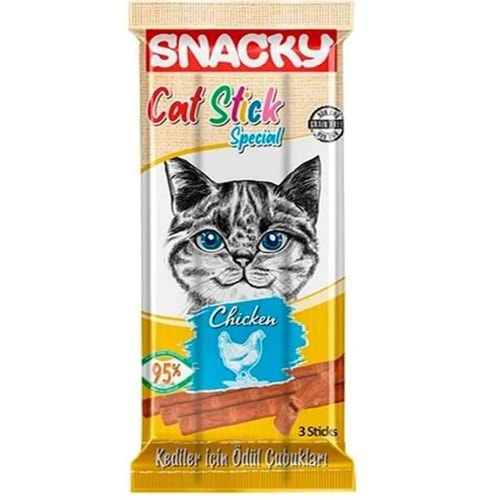 Snacky Tavuklu Stick Kedi Ödülü 3 x 5 gr