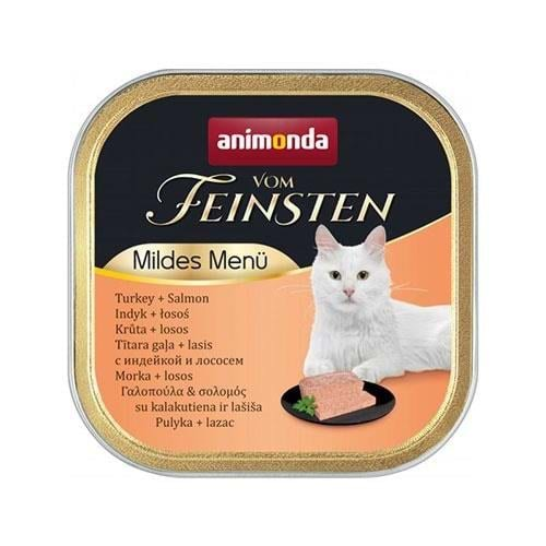 Animonda Vom Feinsten Kedi Konservesi 100 Gr. (Hindi Etli&Somon)