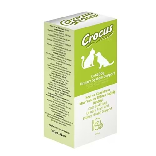 Crocus Kedi&Köpek Urinary Sistem Destek 100 ML.