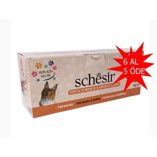 Schesir Ton&Surumi&Karides Sersisi 6lı Paket