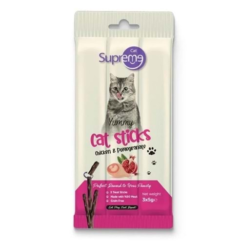 Supreme Cat Kedi Ödül Çubuğu 3x5 Gr. (Tavuk&Nar)