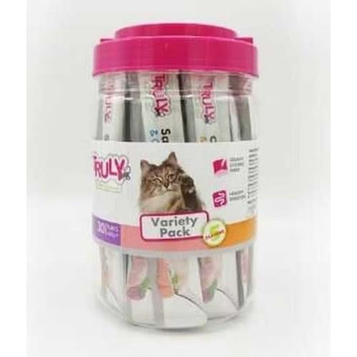 Truly Delight Karışık Çeşitli Sıvı Kedi Ödül Maması 14gr