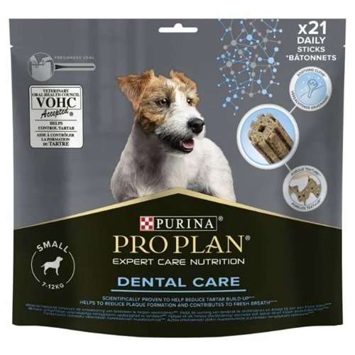 Pro Plan Dental Care Küçük Irk Köpek Ödül Maması 345gr (21'li)