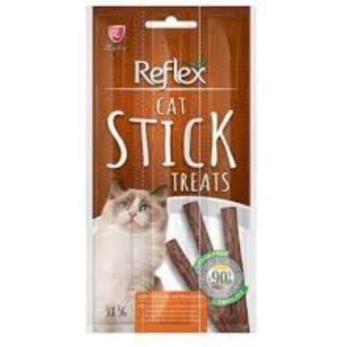 Reflex Tavuklu ve Ördek Etli Tahılsız Kedi Ödül Çubuğu 15gr (3'lü)