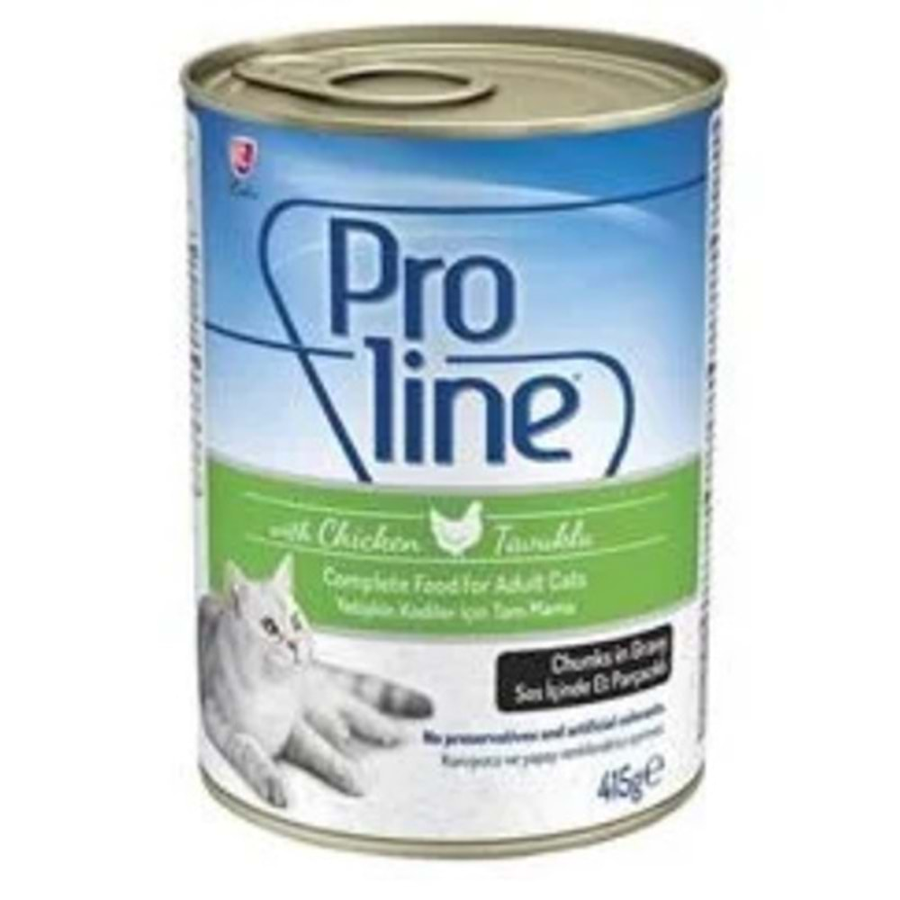 ProLine Tavuklu Yetişkin Kedi Konservesi 415Gr