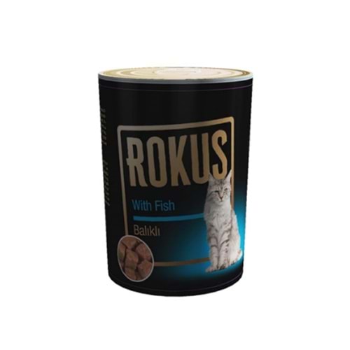 Rokus Cat Adult Kedi Konservesi 410 Gr. (Balık)