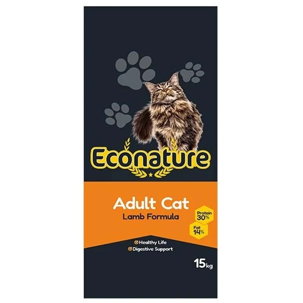 Econature Plus Adult Kedi Maması 1 Kg (Kuzu)